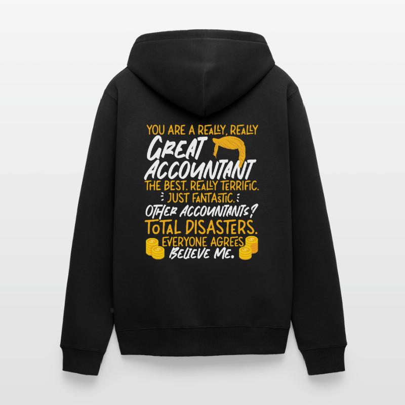 Comptable Comptable Comptable Veste à capuche bio Premium Unisexe