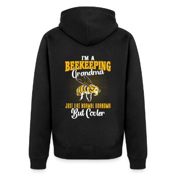 Apiculture Apiculteurs Abeilles Apiculteurs - Veste à capuche bio Premium Unisexe - noir - Dos - Nico (187cm)
