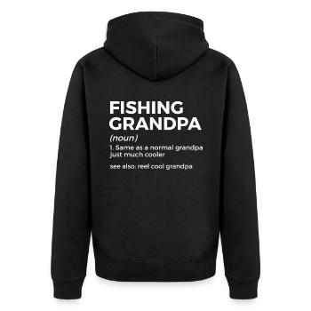 Pêche à la ligne Pêche - Veste à capuche bio Premium Unisexe - noir - Dos - Nico (187cm)