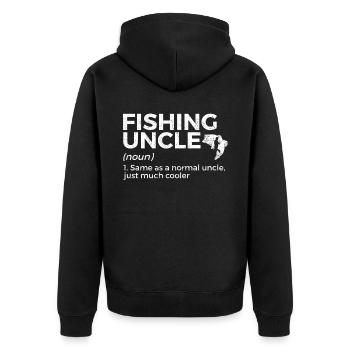 Pêche à la ligne Pêche - Veste à capuche bio Premium Unisexe - noir - Dos - Nico (187cm)