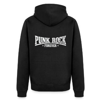Punk Rock Pogo Anarchie Punks Punk Rocker Punk - Veste à capuche bio Premium Unisexe - noir - Dos - Nico (187cm)