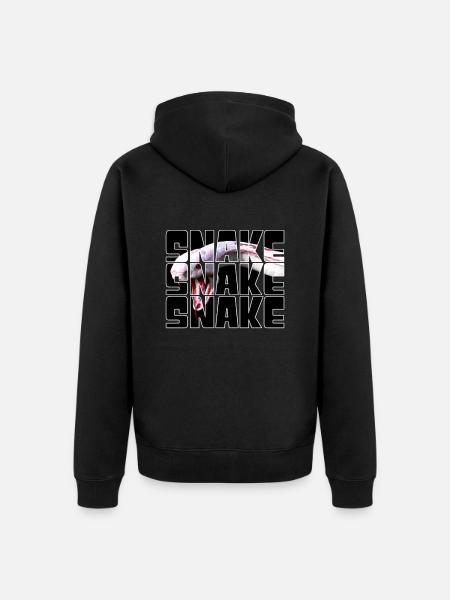 Serpent - Veste à capuche bio Premium Unisexe - noir