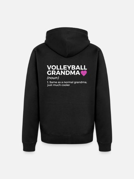 Volleybal Speler Cadeau - Uniseks Premium bio ziphoodie - zwart