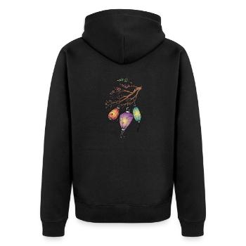 Vietnam I Saigon Scooter Pho Bo Motif de voyage pour - Veste à capuche bio Premium Unisexe - noir - Dos - Nico (187cm)