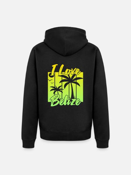 J’adore Belize - Veste à capuche bio Premium Unisexe - noir