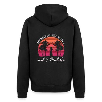 Danse du ventre Danseur du ventre Bedlah Dancer Cadeau - Veste à capuche bio Premium Unisexe - noir - Dos - Nico (187cm)
