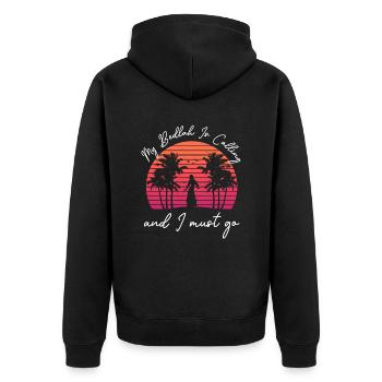 Danse du ventre Danseur du ventre Bedlah Dancer Cadeau - Veste à capuche bio Premium Unisexe - noir - Dos - Nico (187cm)