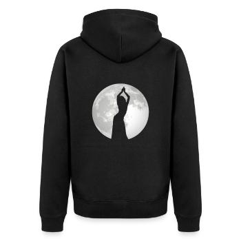 Danse du ventre Danseuse du ventre Danse de la Lune Cadeau - Veste à capuche bio Premium Unisexe - noir - Dos - Nico (187cm)