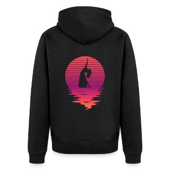 Danse du ventre Danseuse du ventre Danse Danseur Cadeau - Veste à capuche bio Premium Unisexe - noir - Dos - Nico (187cm)