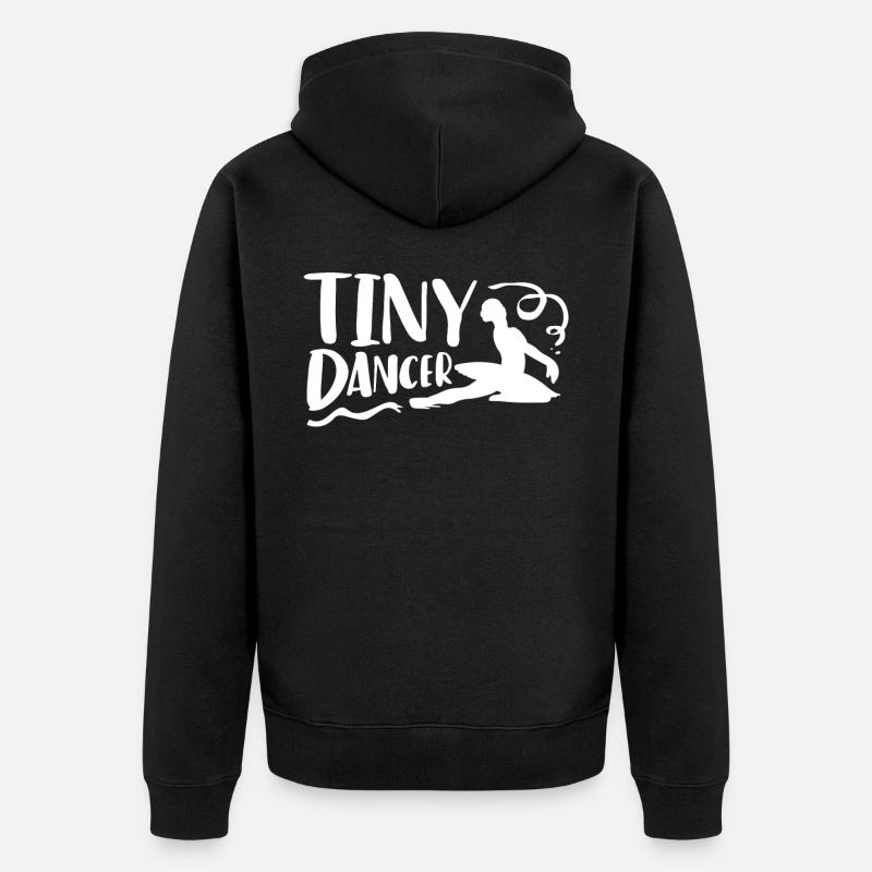 Petite danseuse, danse classique - Veste à capuche bio Premium Unisexe - noir
