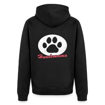 Dog Mama Mistress Dog Owner Cadeau - Veste à capuche bio Premium Unisexe - noir - Dos - Nico (187cm)