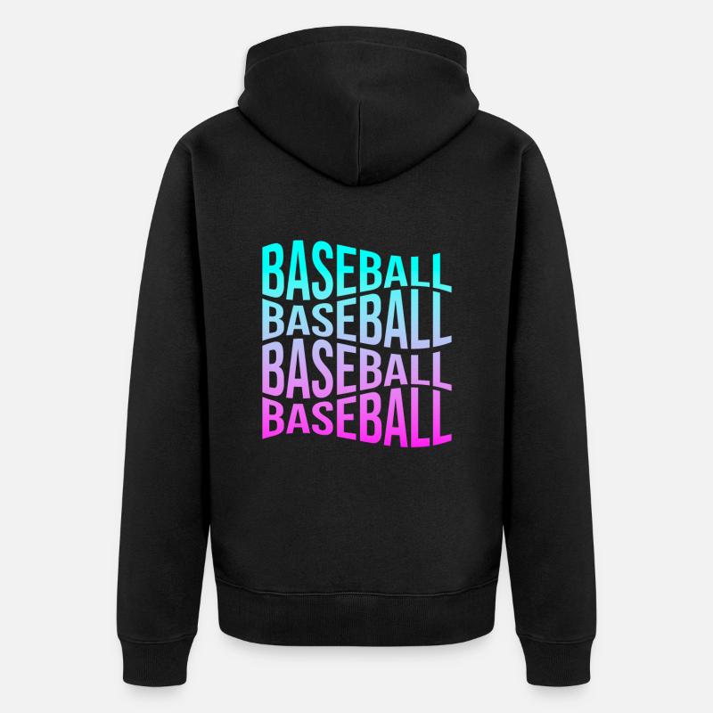Base-ball - Veste à capuche bio Premium Unisexe - noir