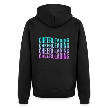 cheerleading - Veste à capuche bio Premium Unisexe - noir - Dos - Nico (187cm)