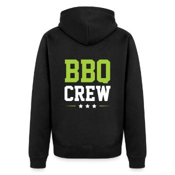 Équipe de barbecue - Veste à capuche bio Premium Unisexe - noir - Dos - Nico (187cm)