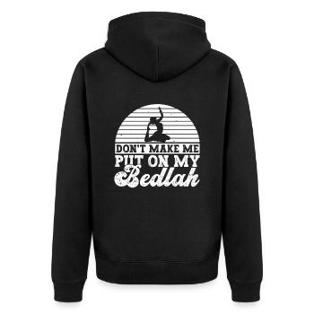 Danse du ventre Danseur du ventre Bedlah Dancer Cadeau - Veste à capuche bio Premium Unisexe - noir - Dos - Nico (187cm)
