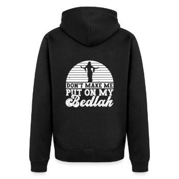 Danse du ventre Danseur du ventre Bedlah Dancer Cadeau - Veste à capuche bio Premium Unisexe - noir - Dos - Nico (187cm)
