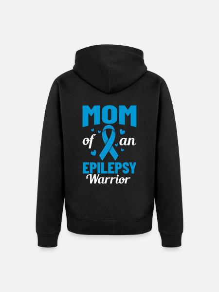 Epilepsy Convulsive disease Epileptic seizure - Unisex Premium Organic Zip Hoodie - black