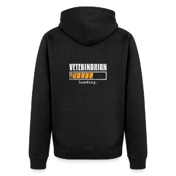 Vétérinaire vétérinaire Cadeau vétérinaire - Veste à capuche bio Premium Unisexe - noir - Dos - Nico (187cm)