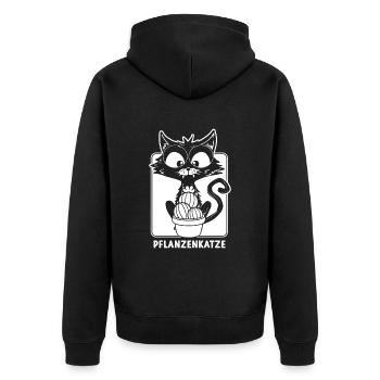 Plante Cat Plante Cactus Plante d’intérieur - Veste à capuche bio Premium Unisexe - noir - Dos - Nico (187cm)