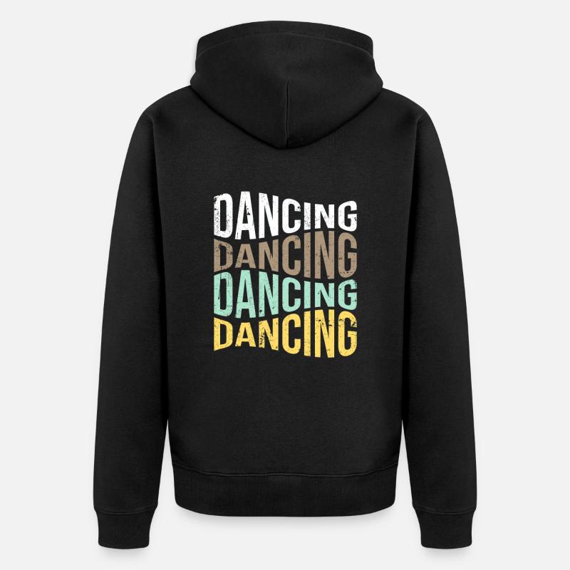 Tanzen - Unisex Premium Bio Zip Hoodie - Schwarz