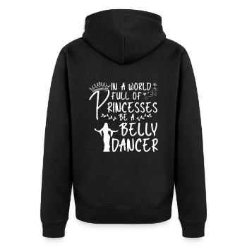 Danse du ventre Danseuse du ventre Danse Danseur Cadeau - Veste à capuche bio Premium Unisexe - noir - Dos - Nico (187cm)