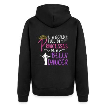Danse du ventre Danseuse du ventre Danse Danseur Cadeau - Veste à capuche bio Premium Unisexe - noir - Dos - Nico (187cm)