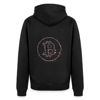 Hodler Bitcoin BTC Crypto Miner - Veste à capuche bio Premium Unisexe - noir - Dos - Nico (187cm)