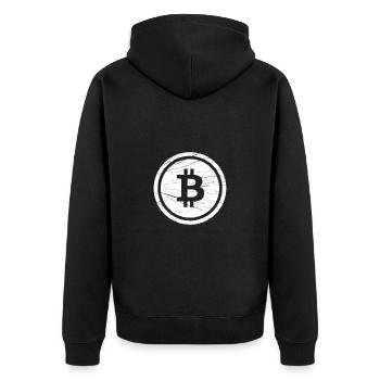 Hodler Bitcoin BTC Crypto Miner - Veste à capuche bio Premium Unisexe - noir - Dos - Nico (187cm)