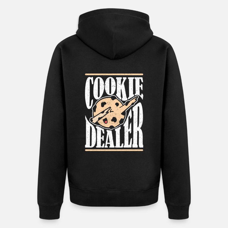 Biscuits Dealer Baking - Veste à capuche bio Premium Unisexe - noir
