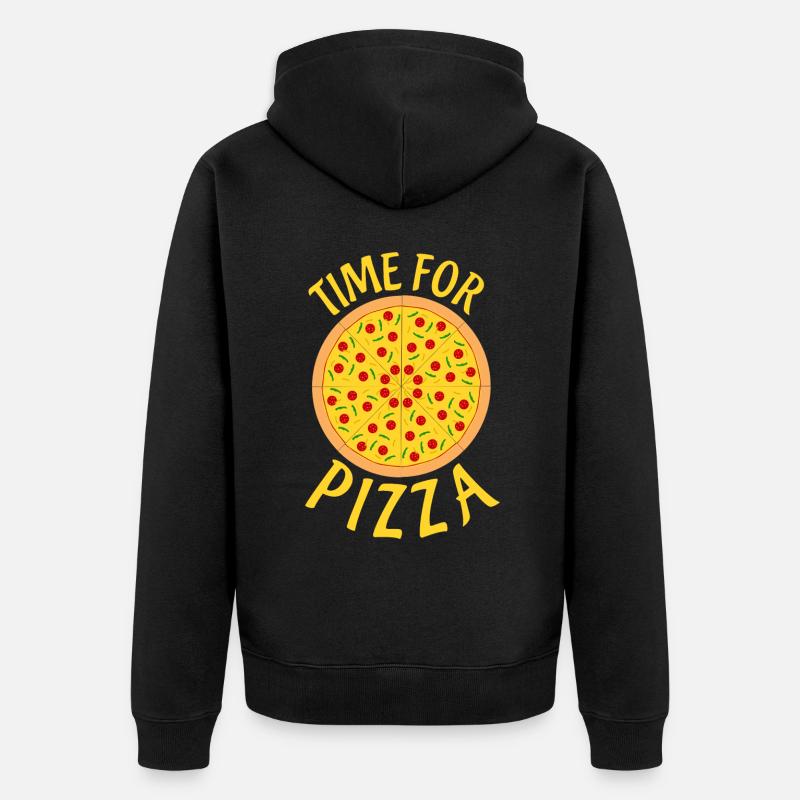 Pizza Time Pizza Baker Pizzaria - Veste à capuche bio Premium Unisexe - noir