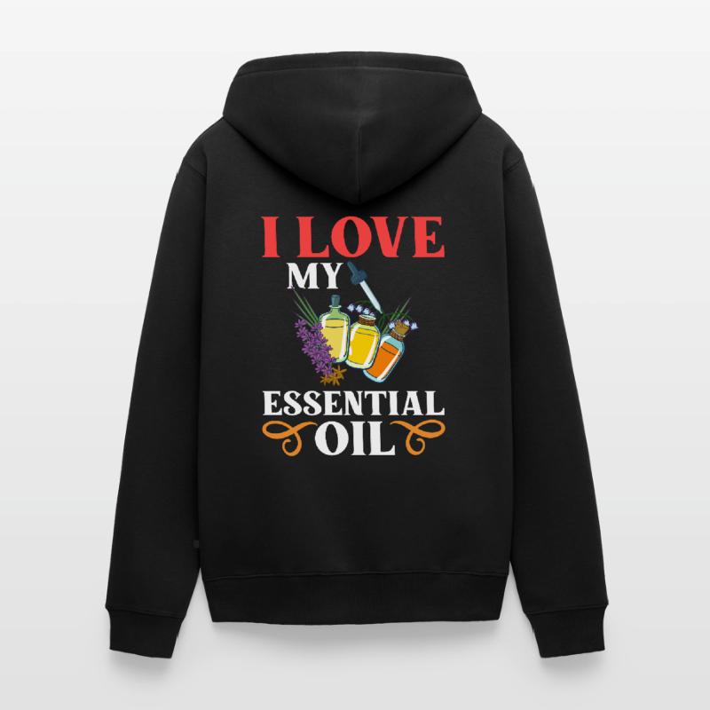 Essential Oil Diffuser Aromatherapy Plants Unisex Premium Organic Zip Hoodie