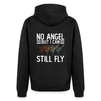 Breakdancing Breakdancer Break Dance Hip Hop - Unisex Premium Organic Zip Hoodie - black - Back - Nico (187cm)