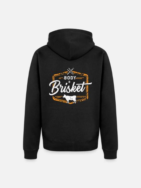 Smokoligist, BBQ, Grill, - Unisex Premium Organic Zip Hoodie - black