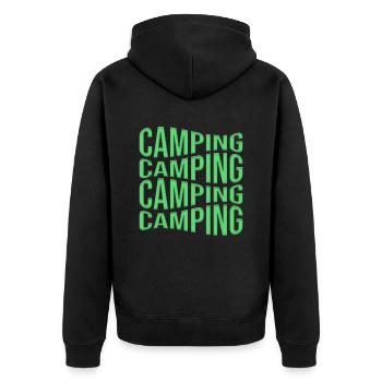 camp - Veste à capuche bio Premium Unisexe - noir - Dos - Nico (187cm)