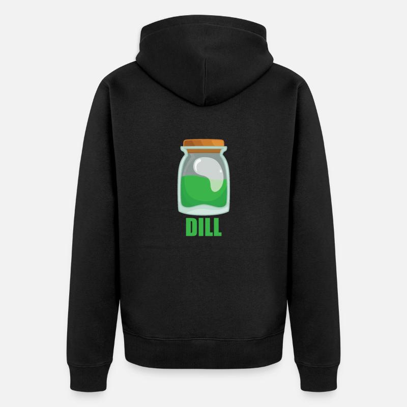 Épices à l’aneth Goût Cuisine - Veste à capuche bio Premium Unisexe - noir