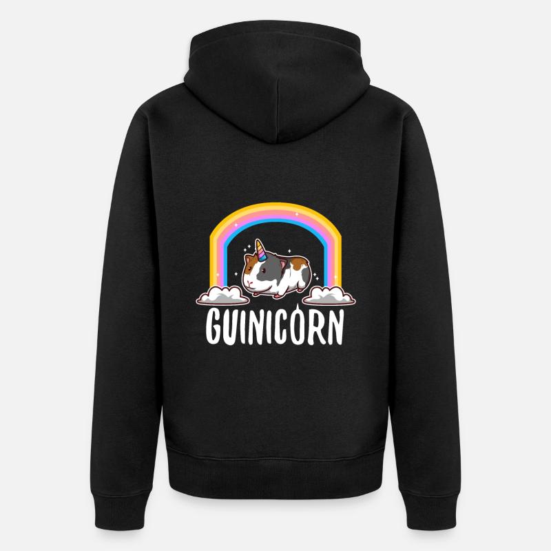 Guinicorne - Veste à capuche bio Premium Unisexe - noir