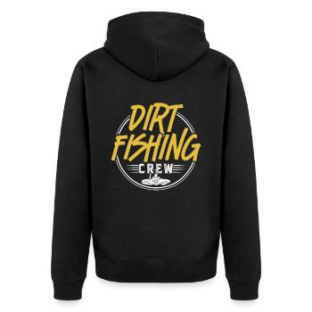 Dirt Fishing Team Probe Walking Metal - Veste à capuche bio Premium Unisexe - noir - Dos - Nico (187cm)