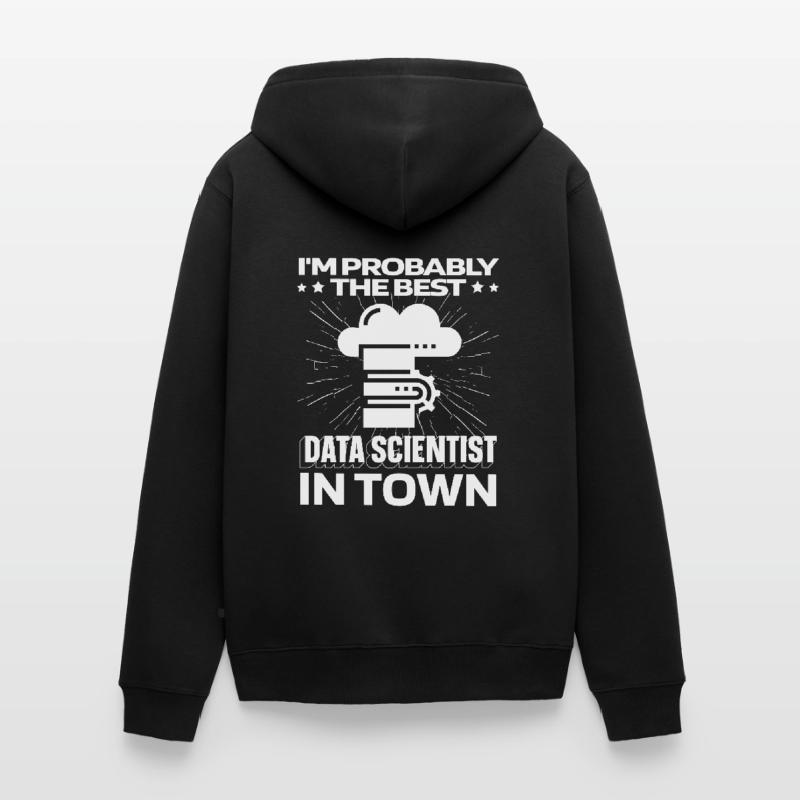 Serveur Data Science Data Analyst Veste à capuche bio Premium Unisexe