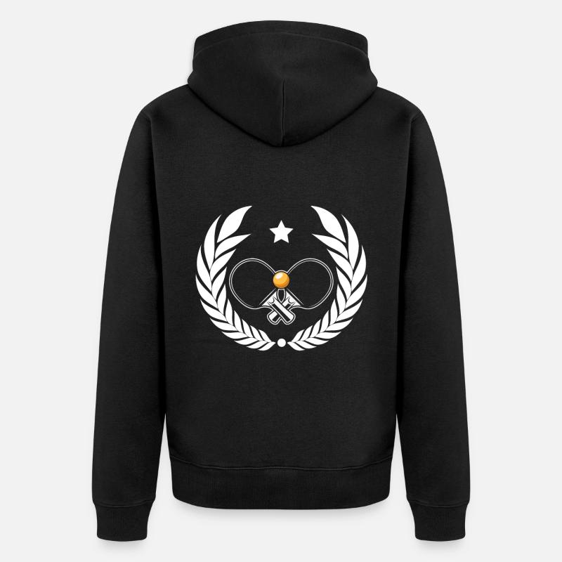 Ping-pong - Veste à capuche bio Premium Unisexe - noir