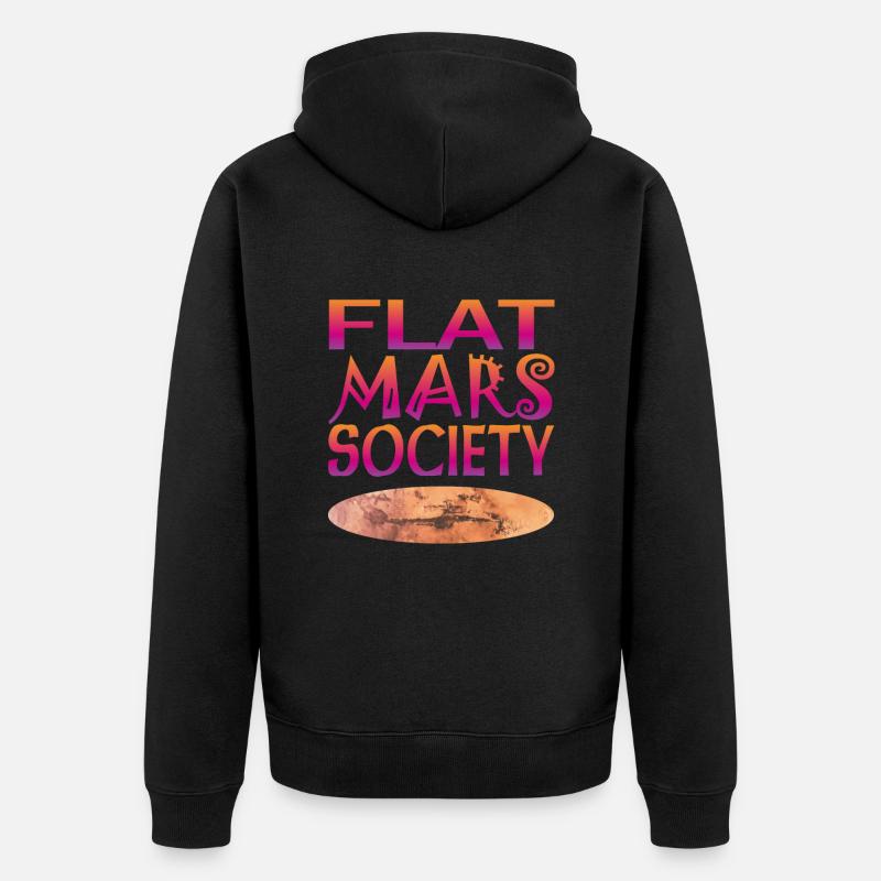 Société Flat Mars - Veste à capuche bio Premium Unisexe - noir