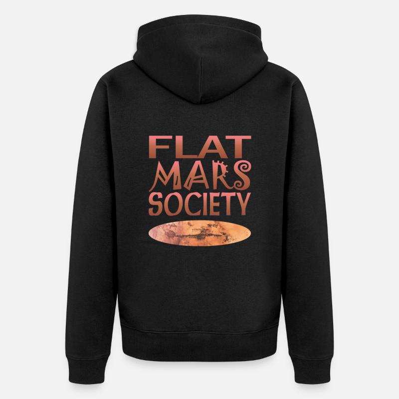 Société Flat Mars - Veste à capuche bio Premium Unisexe - noir