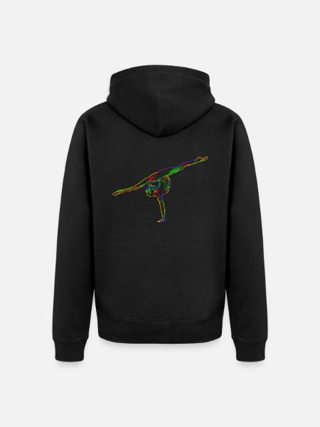 Rhythmic Gymnastics RSG - Unisex Premium Bio Zip Hoodie - Schwarz