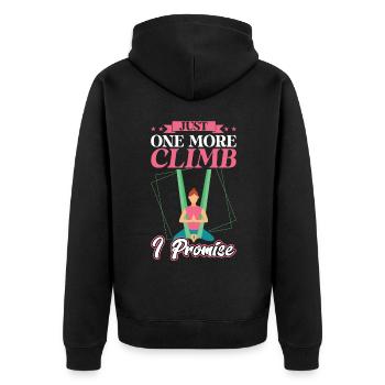 Encore une ascension - Aerialist - Veste à capuche bio Premium Unisexe - noir - Dos - Nico (187cm)