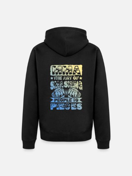 Mma Mixed matrial arts - Unisex Premium Organic Zip Hoodie - black