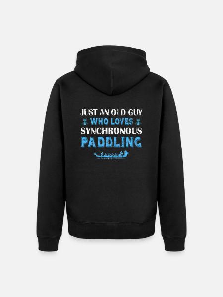 Drachenbootrennen Festival Drachenboot - Unisex Premium Bio Zip Hoodie - Schwarz