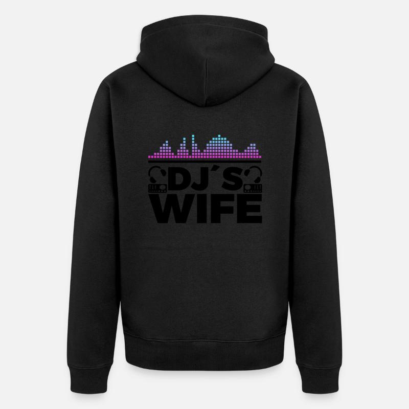 DJ Performance - Veste à capuche bio Premium Unisexe - noir