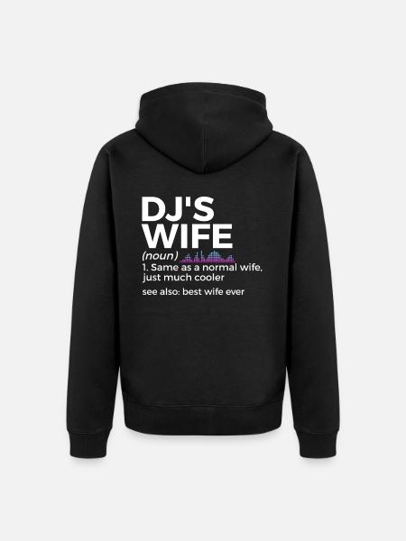 DJ Performance - Veste à capuche bio Premium Unisexe - noir