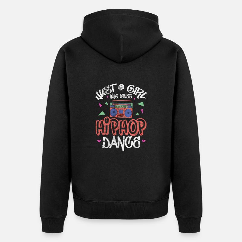 Hiphop - Ekologisk premiumluvjack unisex - svart