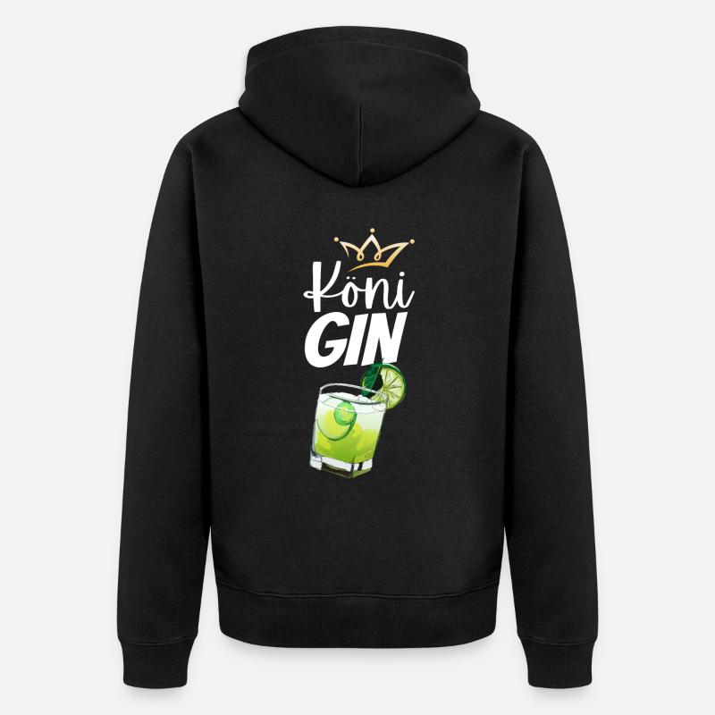 Köni Gin - Veste à capuche bio Premium Unisexe - noir