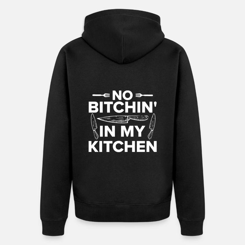 Chef Citation Cadeau Drôle Chef - Veste à capuche bio Premium Unisexe - noir